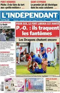 L'Indépendant du Dimanche 4 Septembre 2016