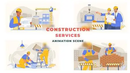 Construction Services Animation Scene 43307363