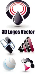 3D Logos Vector 