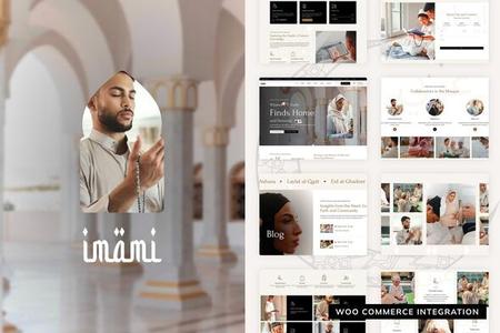 Imami - Islamic Center & Mosque Elementor Pro Template Kit 51755479