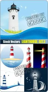Lighthouse. Set.3 - Stock Vector