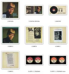 David Bowie ‎- David Bowie (1967) EU 180g Pressing - 2 LP/FLAC In 24bit/96kHz