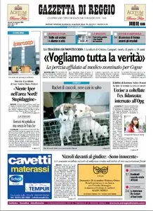 LA GAZZETTA DI REGGIO DEL 18 DICEMBRE 2009