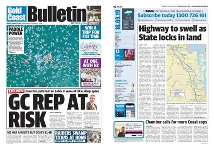The Gold Coast Bulletin – March 18, 2019