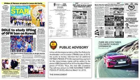 The Philippine Star – Pebrero 26, 2018