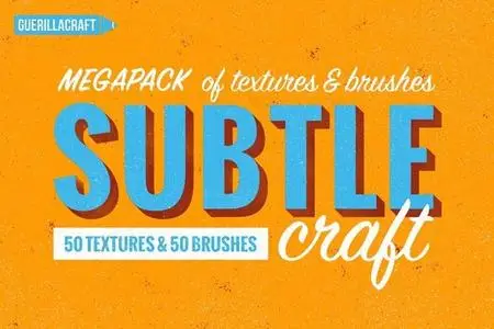 Subtlecraft - Megapack Of Textures & Brushes for Photoshop & Illustrator