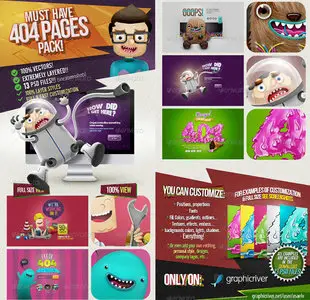 GraphicRiver 404 Pages Pack