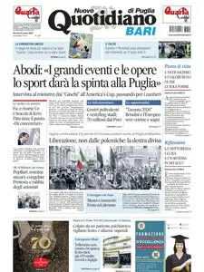 Quotidiano di Puglia Bari - 25 Aprile 2023