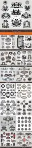 Vintage design elements vector