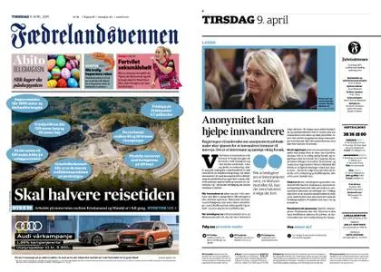 Fædrelandsvennen – 09. april 2019