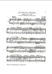 The Anna Magdalena Bach Little Book - 20 easy pieces for piano
