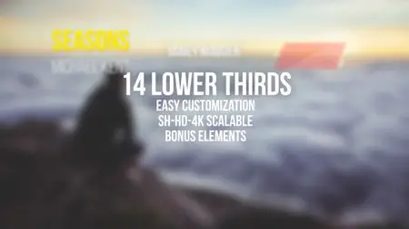 Simple Clean Lower Thirds - Project for After Effects (VideoHive)