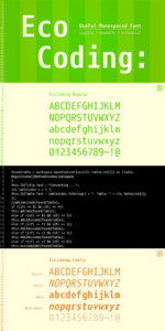 Eco Coding Font Family