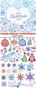 Hand draw Christmas