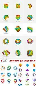 Vectors - Abstract 3D Logo Set 9
