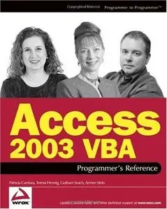 Access 2003 VBA Programmer's Reference [repost]