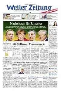 Weiler Zeitung - 18. November 2017
