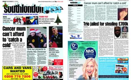 South London Press – December 21, 2018