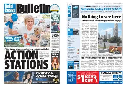 The Gold Coast Bulletin – April 10, 2019