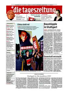 Tageszeitung TAZ vom 9 Oktober 2010