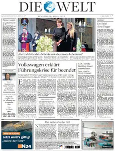 Die Welt am 18 April 2015