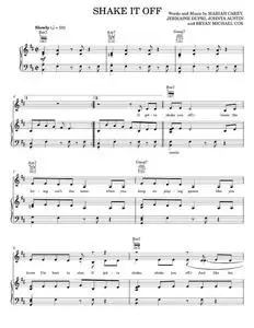 Shake it off - Mariah Carey (Piano-Vocal-Guitar)