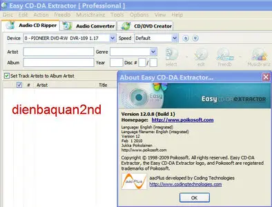 Easy CD-DA Extractor Professional 12.0.8 Build 1