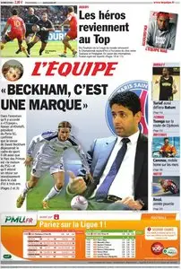 L'Equipe du Samedi 5 Novembre 2011
