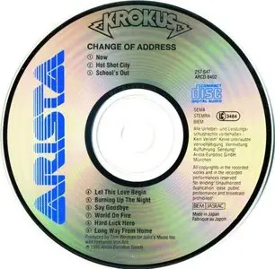 Krokus - Change of Address (1986)