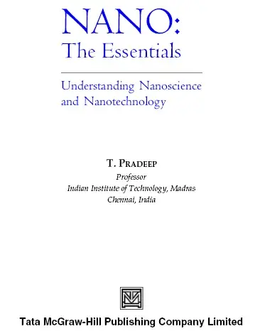"Nano: The Essentials: Understanding Nanoscience and Nanotechnolgy" by T. Pradeep