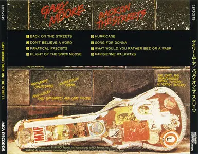 Gary Moore - Back On The Streets (1978) [MCA/Warner-Pioneer, 18P2-2749]