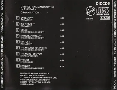 OMD - Organisation (1985) {original UK pressing} [Reuploaded]