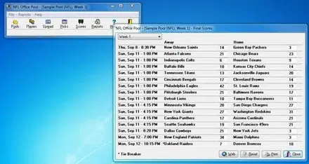 Dolphin Safe Software NFL Office Pool 2012 13.2.0.0