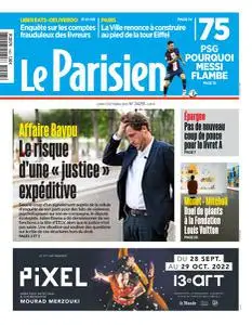 Le Parisien du Lundi 3 Octobre 2022