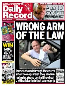 Daily Record - 15 Saturday, March 2014