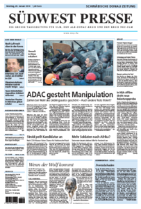 Süd West Presse [ULM + UMLAND], 20. January 2014