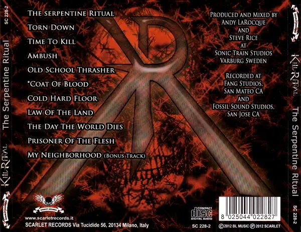 Kill Ritual - The Serpentine Ritual (2012)