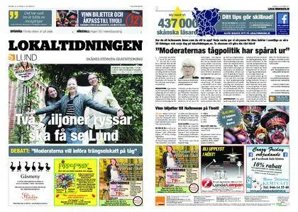 Lokaltidningen Lund – 21 oktober 2017