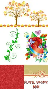 Floral Vector Mix13-11