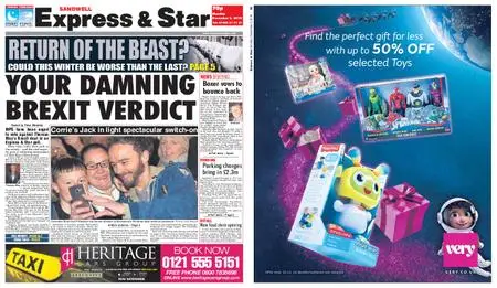 Express and Star Sandwell Edition – December 03, 2018