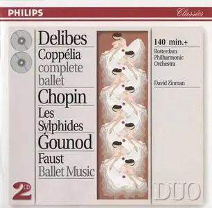 Rotterdam Philharmonic Orchestra, David Zinman - Delibes: Coppelia, Chopin: Les Sylphides, Gounod: Faust (1994)