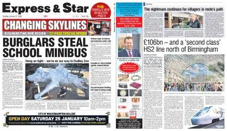 Express and Star City Edition – January 21, 2020