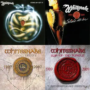 Whitesnake - The Collection Of ''Anniversary'' Remasters (4CD + 3DVD '2007-2009)