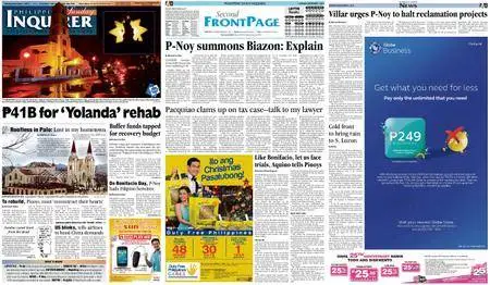 Philippine Daily Inquirer – December 01, 2013