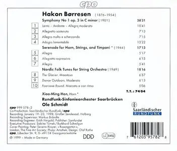 Rundfunk-Sinfonieorchester Saarbrücken, Ole Schmidt - Børresen: Symphony No. 1 (1999)