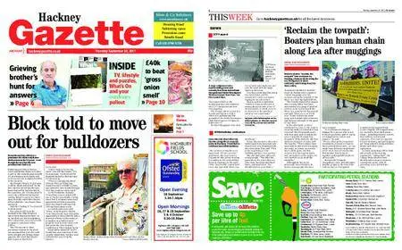 Hackney Gazette – September 28, 2017