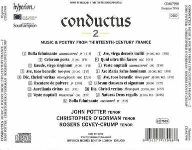 John Potter, Christopher O'Gorman, Rogers Covey-Crump - Conductus, Vol.2: Music & Poetry from 13th-century France (2013) Re-Up