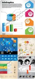 Infographic and diagram design elements vector set 51