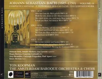 Ton Koopman, Amsterdam Baroque Orchestra & Choir - Johann Sebastian Bach: Complete Cantatas Vol. 14 [3CDs] (2004)