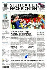Stuttgarter Nachrichten Blick vom Fernsehturm - 23. Juni 2018